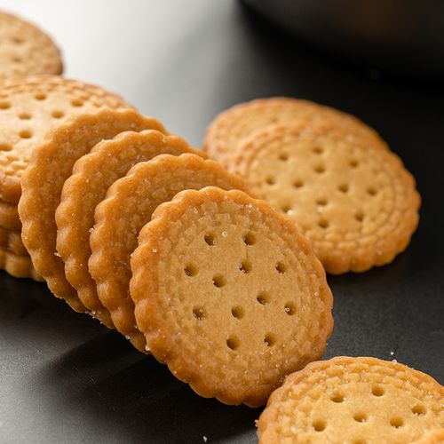 福事多网红日式小圆饼海盐味饼干奶盐味小零食休闲食品
